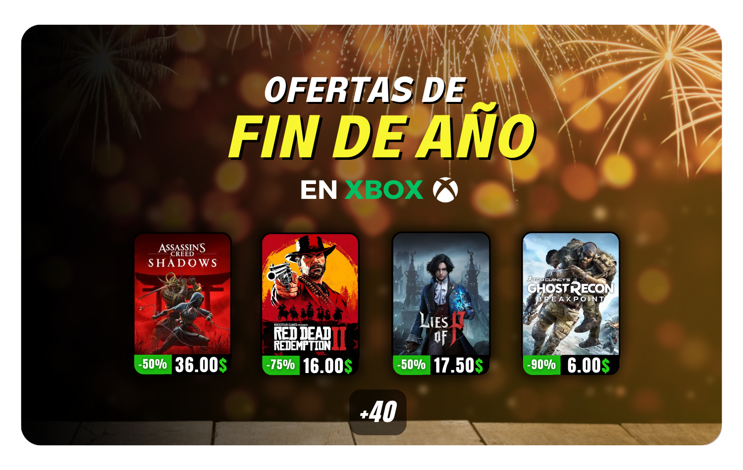 Ofertas de fin de año XBOX